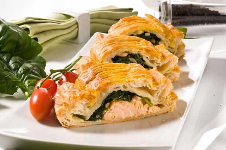 Feuilleté au saumon