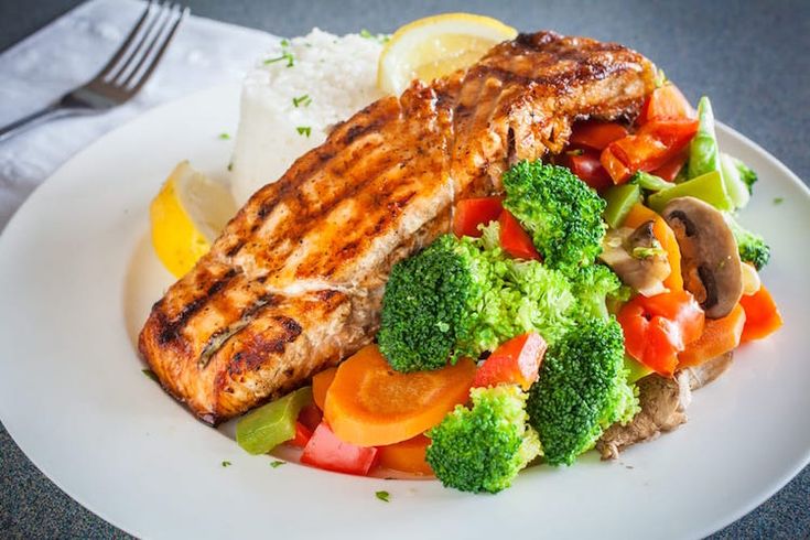 Saumon grillé au citron